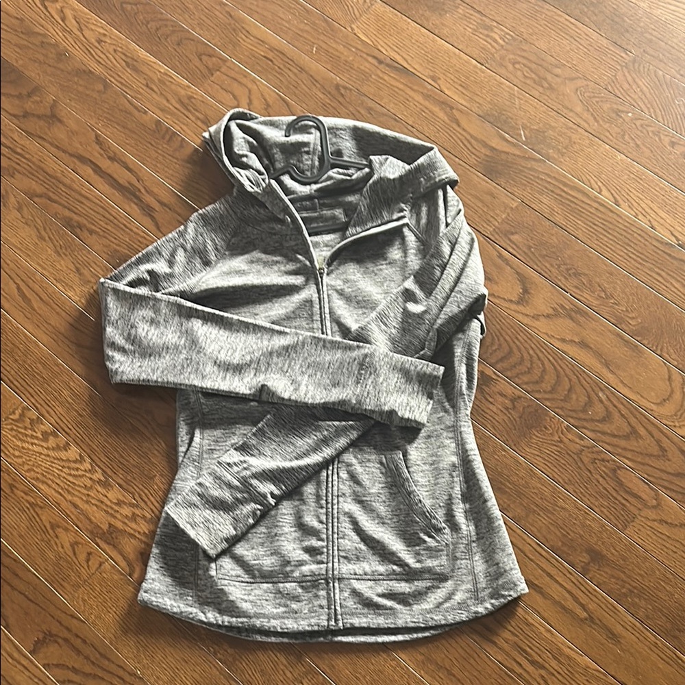 Gray Zip-Up Hoodie Size S - NWOT